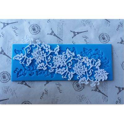 1 PCS 3D Silicone Flower shaped Lace Mat