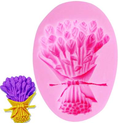 3D Tulip Bouquet Sugarcraft Fondant Silicone Mold