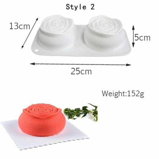 SHENHONG Art Cake Decorating Mold 3D Silicone Molds Baking Tools For Heart Round Cakes Chocolate Brownie 1.jpg 640x640 1
