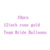 10pcs Team bride