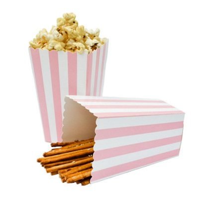 Chevron Paper Popcorn Boxes