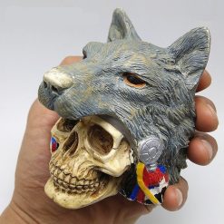 3D Wolf Skull Silicone Mould