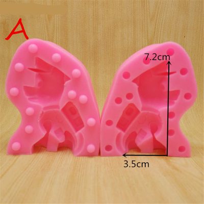 3D Cartoon Doll Cake Silicone Molding Cake Decorating Applicable to Baking Products, Kitchen Utensils, Soap, Chocolate Mould