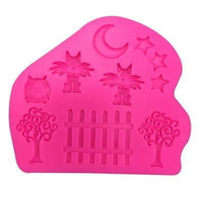 Cartoon Baby shaped 3D Reverse sugar molding Food Grade silicone