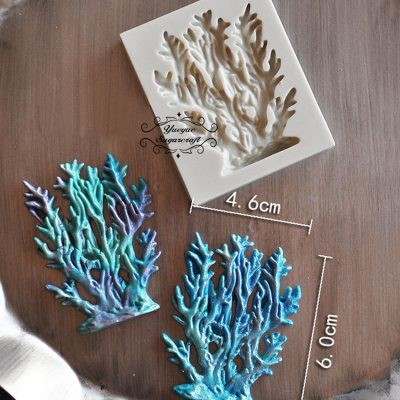 Seaweed Silicone mold  cake decorating tools