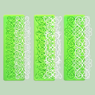 lace mat heart butterfly Decorating Tool Silicone Lace Baking Mould