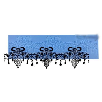 Beautiful Lace Wedding Cake Silicone Flower Fondant Mold