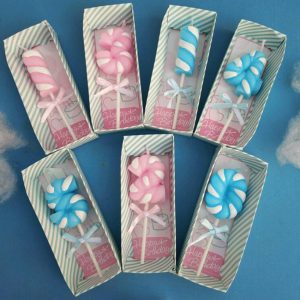 1 PCS Marshmallow Happy Birthday Candles Number 0-9 Birthday Party Cake Topper Decoration