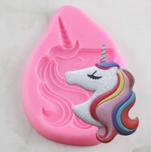 Unicorn Shape Cake Mold Fondant Cake 3D Food Grade Silicone Mould