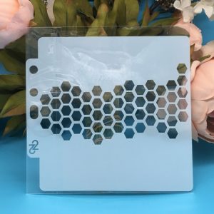 13cm New Hive Hexgen DIY Layering Stencils airbrush Painting