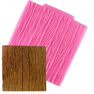 Tree Bark Texture Wood Pattern Mat Fondant Silicone Mould