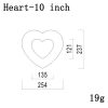 Heart-10 inch