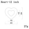 Heart-12 inch