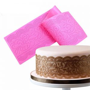 Lace Flower Wedding Cake Silicone Flower Lace Fondant Mold