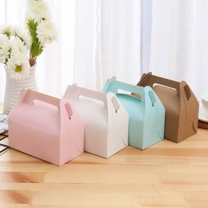 20pcs /kraft gift box cake West Point dessert packaging paper