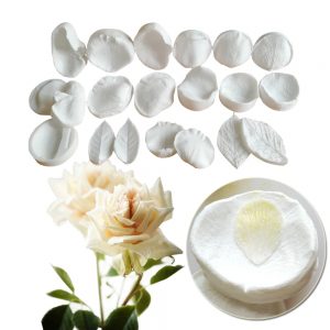 Rose Petals Veiners & Cutter Meridians Sugarflower Wafer Paper GumPaste Clay Fondant Mould Cake Decorating Tools cs365