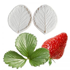 Strawberry Leaf Veiner Silicone Mould