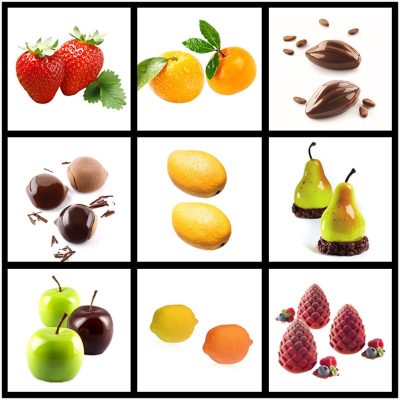 Cold Summer Fruit Cake Mold For Baking French Dessert Art Mousse Silicone 3D Baking Mould Pastry
