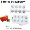 8 Holes Strawberry