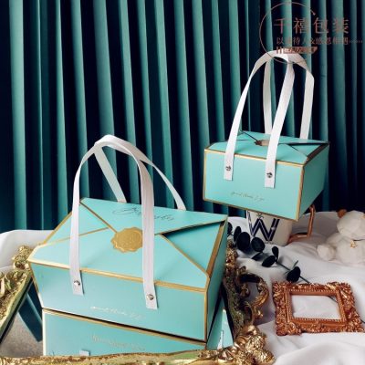 Envelope candy packaging gift box portable Baking cake box gift bag boite dragees de mariage