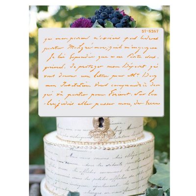 Letter Design Stencils For Walls Painting Scrapbooking Stamp Album Decorative Embossing DIY Craft Paper Card Flower Template