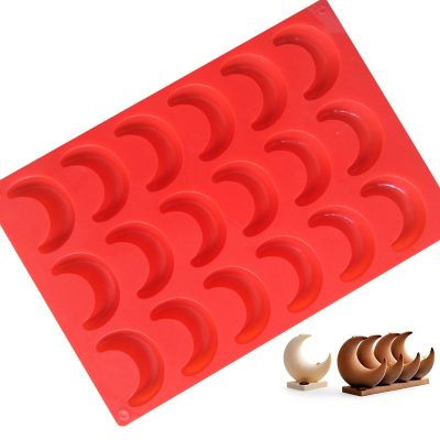Crescent Moon Shape Silicone Cake Mold Practical Chocolate Cookie Pastry Mould