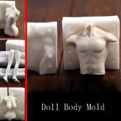 Doll human body Silicone Mold Fondant Mould Cake Decorating Tools Chocolate, Gumpaste Mold, Sugarcraft