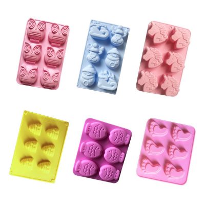 6 Holes Silicone Cake Mold Handmade