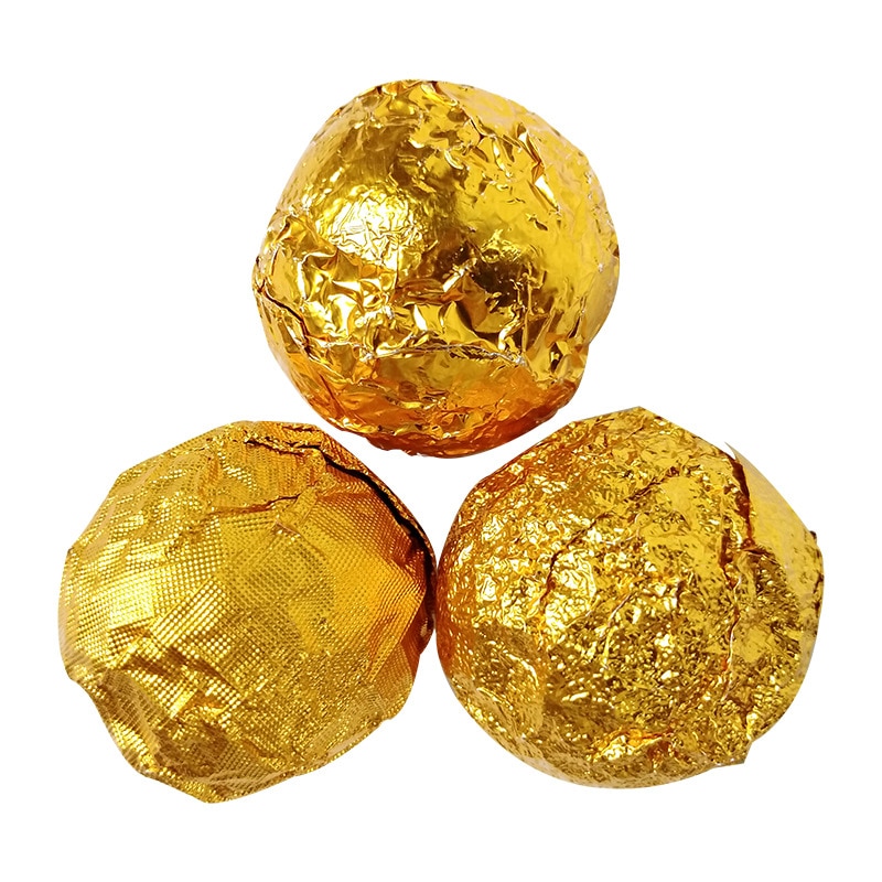 100pcs/Lot Gold Tinfoils Chocolate Candy Wrapping Papers