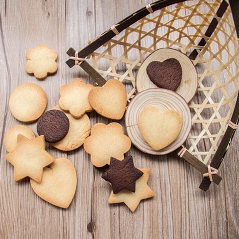 3pcs/Set Stainless Steel Cookie cutter  Flower Heart Round Star Shape