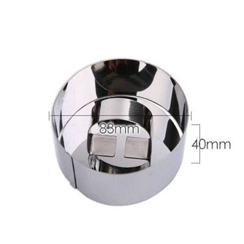 Stainless Steel Cake Dessert Mold Square Round Heart Flower Shaped Mousse Ring