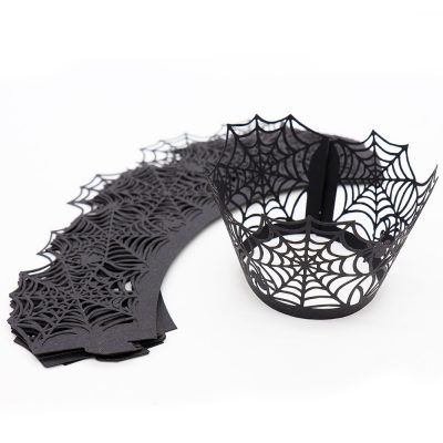 Halloween Spider Web Cupcake Liners Cupcake Wrappers