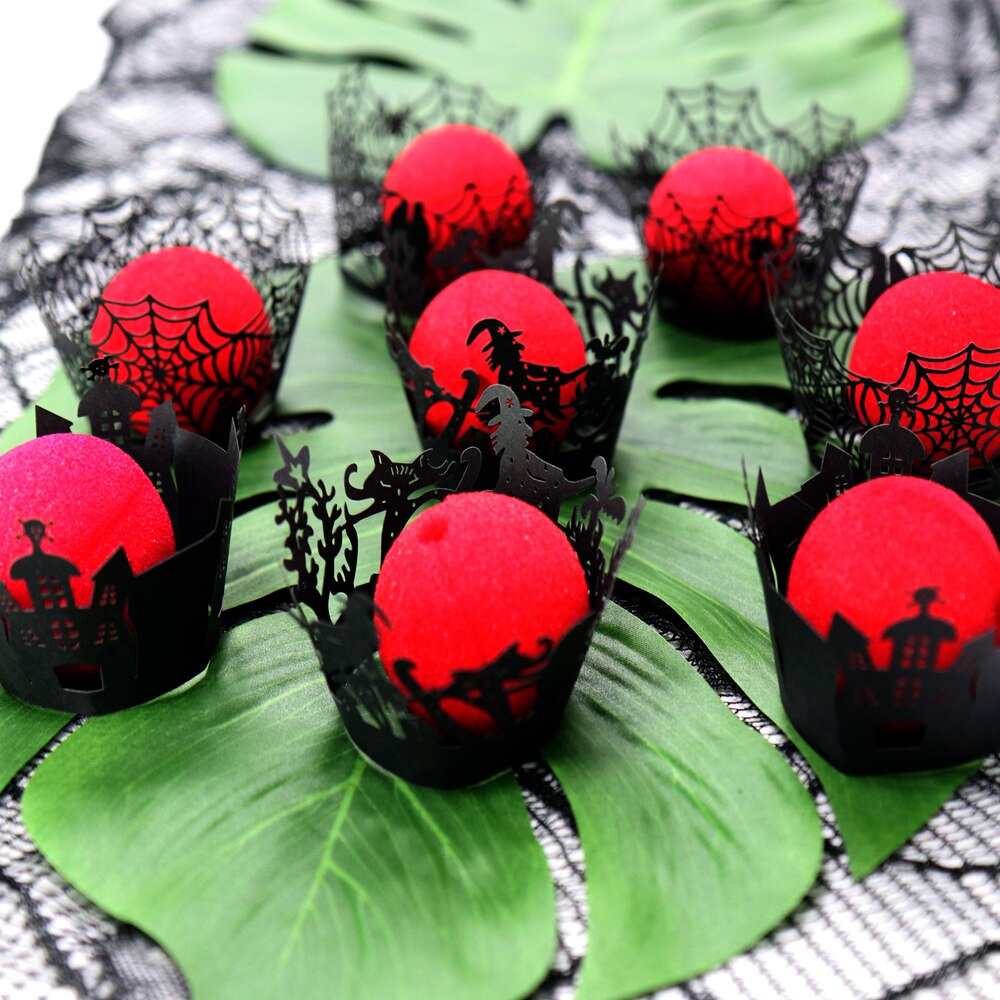 Halloween Spider Web Cupcake Liners Cupcake Wrappers