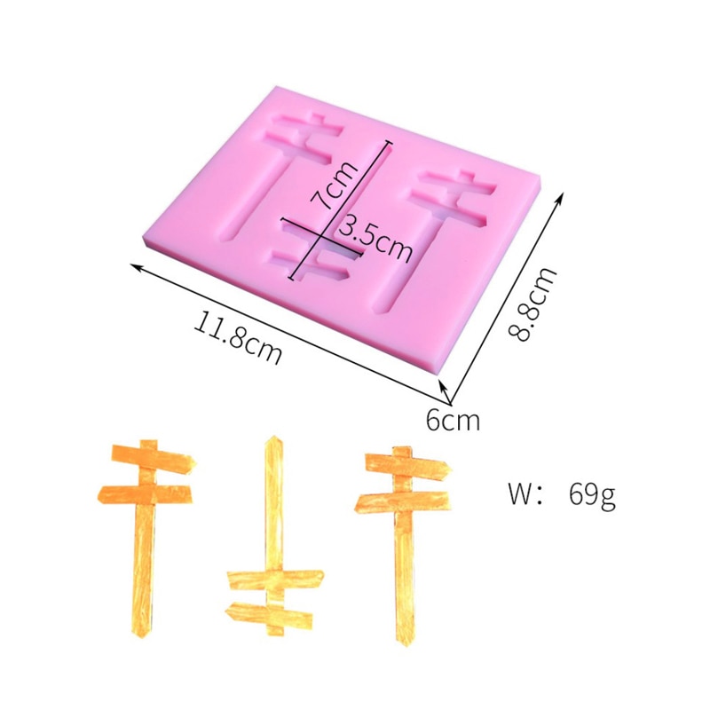 Signpost silicone mold