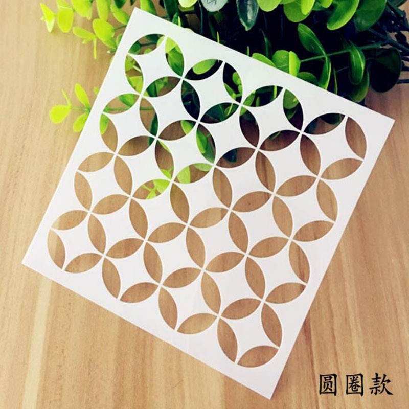 Reusable Painting Hollow Template Stencils For cake  Painting