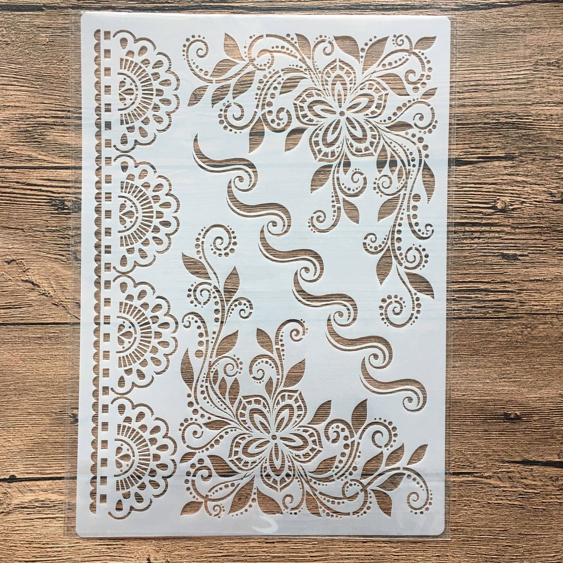 A4 Mandala DIY Stencil