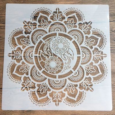 30 x 30cm size diy craft mandala mold for cake painting