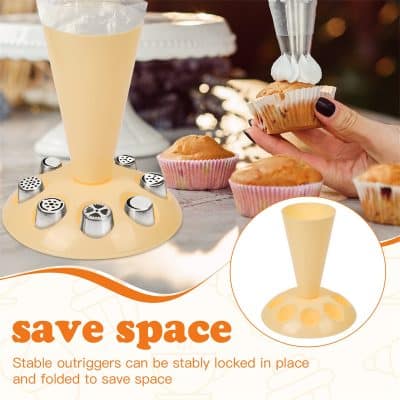 Cream Piping nozzles Storage Rack