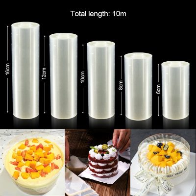 Bakeware Acetate Film For Cake Decor Transparent Cake Surround Film