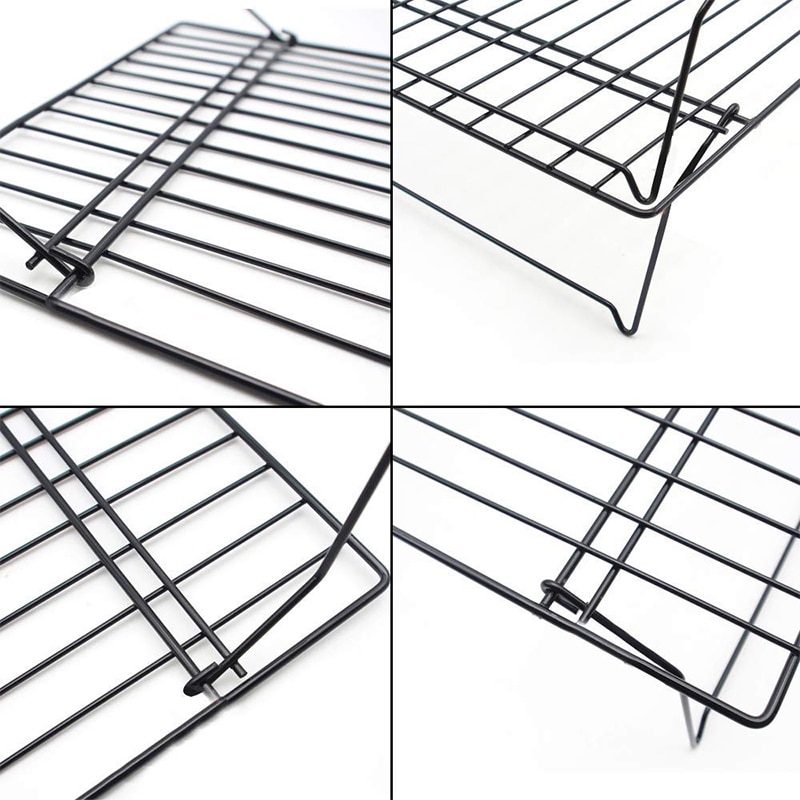 3Layers Stackable Wire Grid Cooling Tray