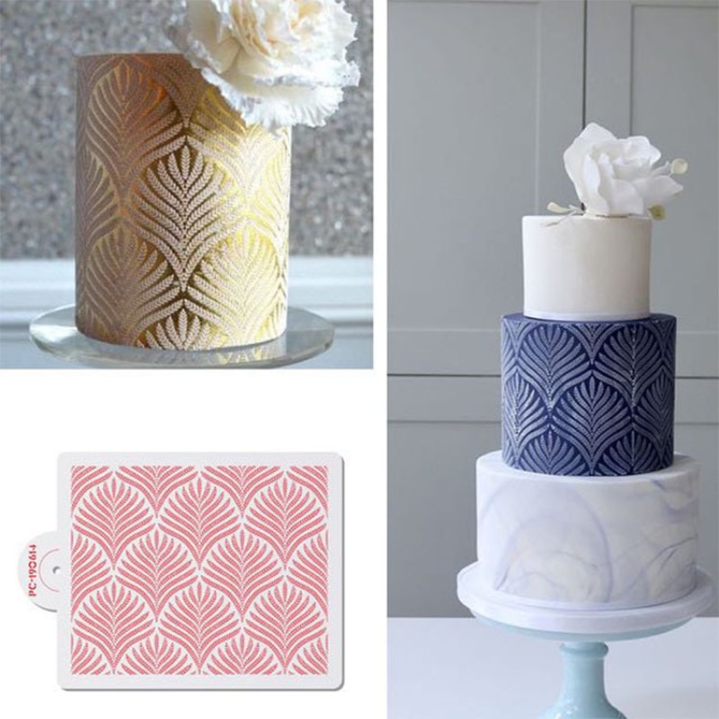 Cake Stencil Dotted Line Shape Pattern Cake Decorating Plastic Lace Cake Boder