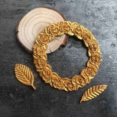 1PC Rosette Leaves Silicone Mold