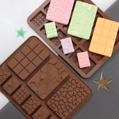 9 Cavity Silicone Chocolate Mold