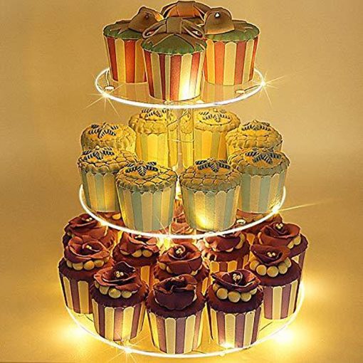 Glowing Cupcake Stand for Desserts