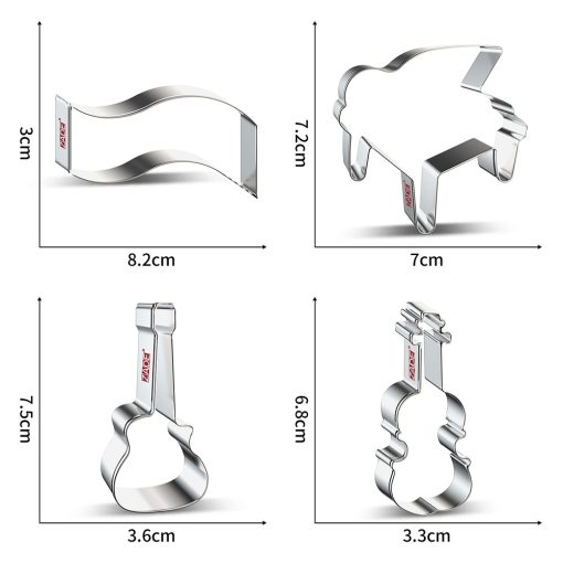 Musical Cookie Cutter Stainless Steel - Image 3