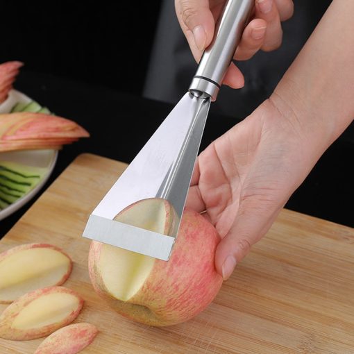 640283 trdhap Stainless Steel Triangle Fruit Carving Knife