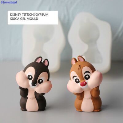 3d Cute Squirrel Silicone Mold