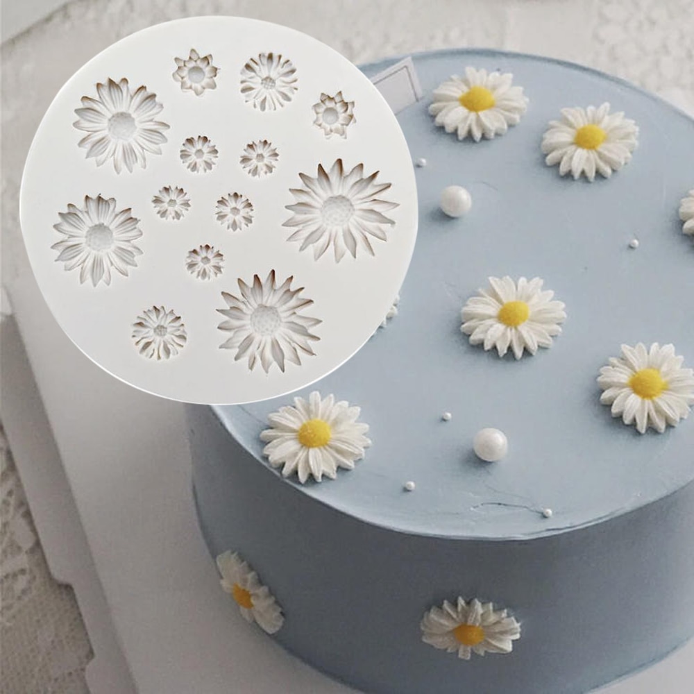 Mini Daisy 3D Flower Silicone Molds