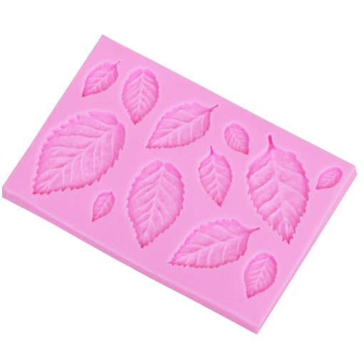 643457 pr1t0z Rose Leaves and Maple Silicone Mold