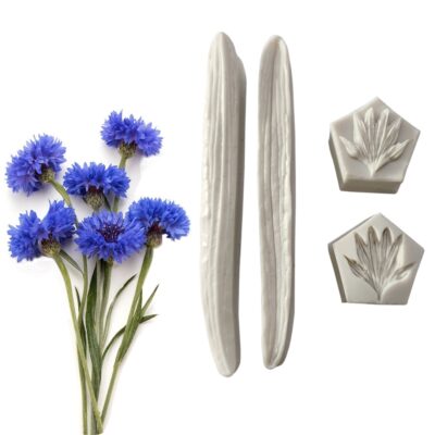 2pcs/set Cornflower Silicone Mold